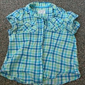 Aeropostale plaid button up shirt